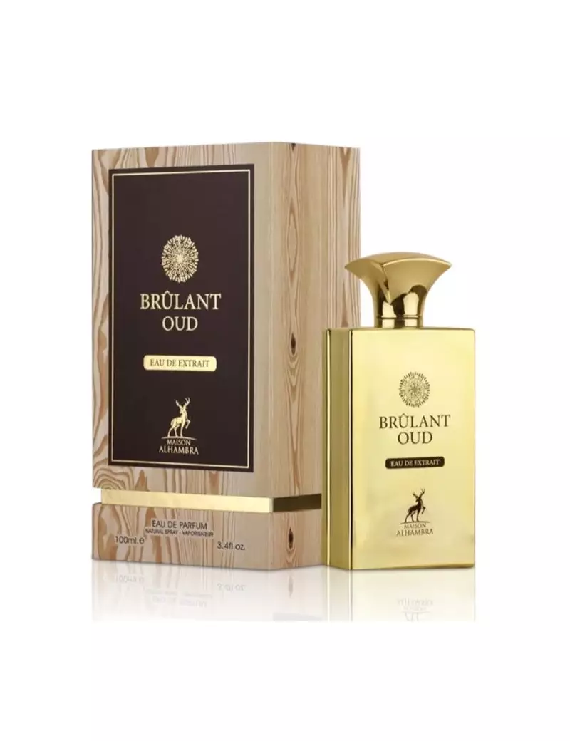 برولنت عود (Brulant Oud): اقتدار چوبی – ادویه‌ای از Maison Alhambra
