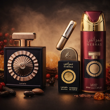 بررسی تخصصی گیفت ست ادکلن نبراس از برند لطافه Lattafa nebras 