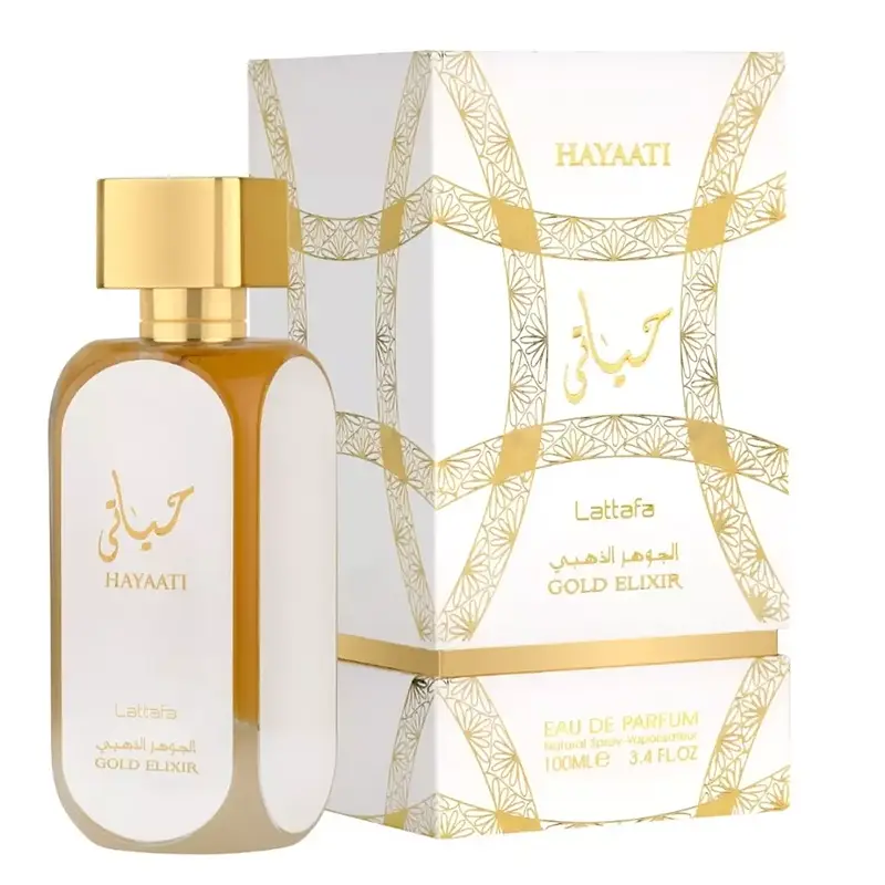 معرفی وتحلیل ادکلن لطافه حیاتی الجوهر الذهبی (Lattafa Hayaati Gold Elixir)